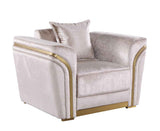 Torino Champagne Living Room Set by New Era Innovations at Eve Furniture