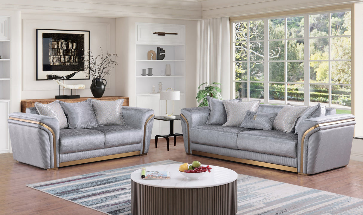 Torino Grey Living Room Set by New Era Innovations at Eve Furniture