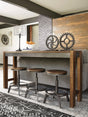 Torjin Brown and Gray Counter Height Set by Ashley at Eve Furniture