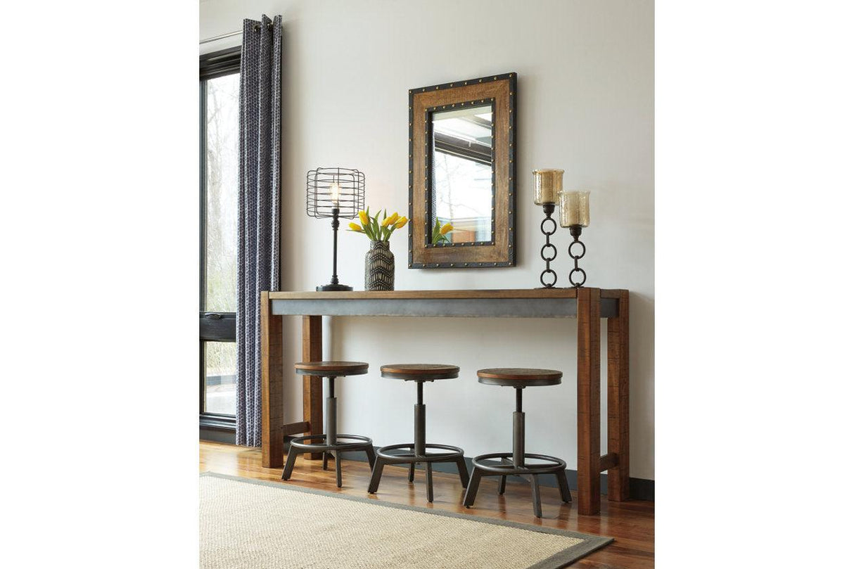 Torjin Brown/Gray Counter Height Dining Table by Ashley at Eve Furniture