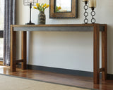 Torjin Brown/Gray Counter Height Dining Table with 4 Barstools by Ashley at Eve Furniture