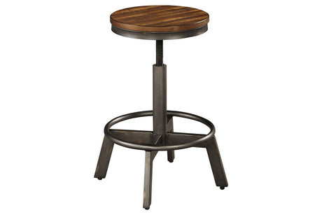 Torjin Brown/Gray Counter Height Stool, Set of 2 by Ashley at Eve Furniture