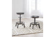 Torjin Gray Counter Height Stool, Set of 2 by Ashley at Eve Furniture