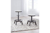 Torjin Vintage White Counter Height Stool, Set of 2 by Ashley at Eve Furniture