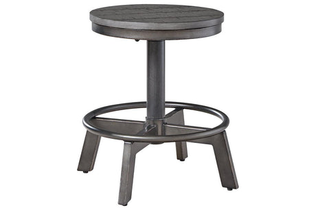 Torjin Gray Counter Height Stool, Set of 2 by Ashley at Eve Furniture