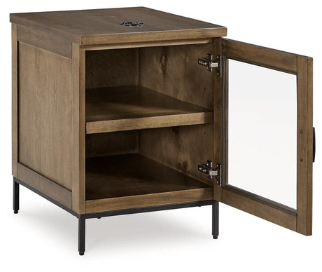 Torlanta Brown Chairside End Table by Ashley at Eve Furniture