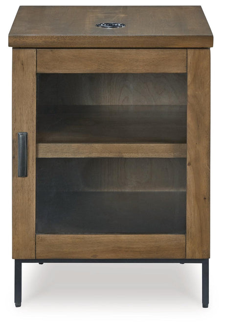 Torlanta Brown Chairside End Table by Ashley at Eve Furniture