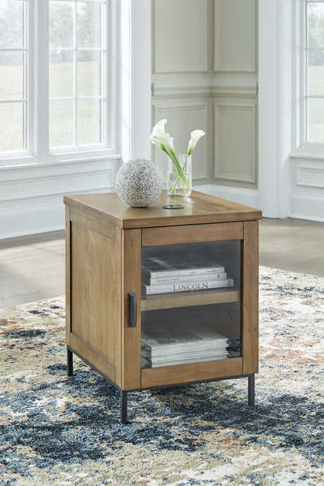 Torlanta Brown Chairside End Table by Ashley at Eve Furniture