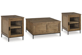 Torlanta Coffee Table and 2 End Tables by Ashley at Eve Furniture