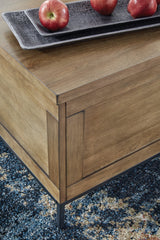 Torlanta Coffee Table with 2 End Tables in Brown by Ashley at Eve Furniture