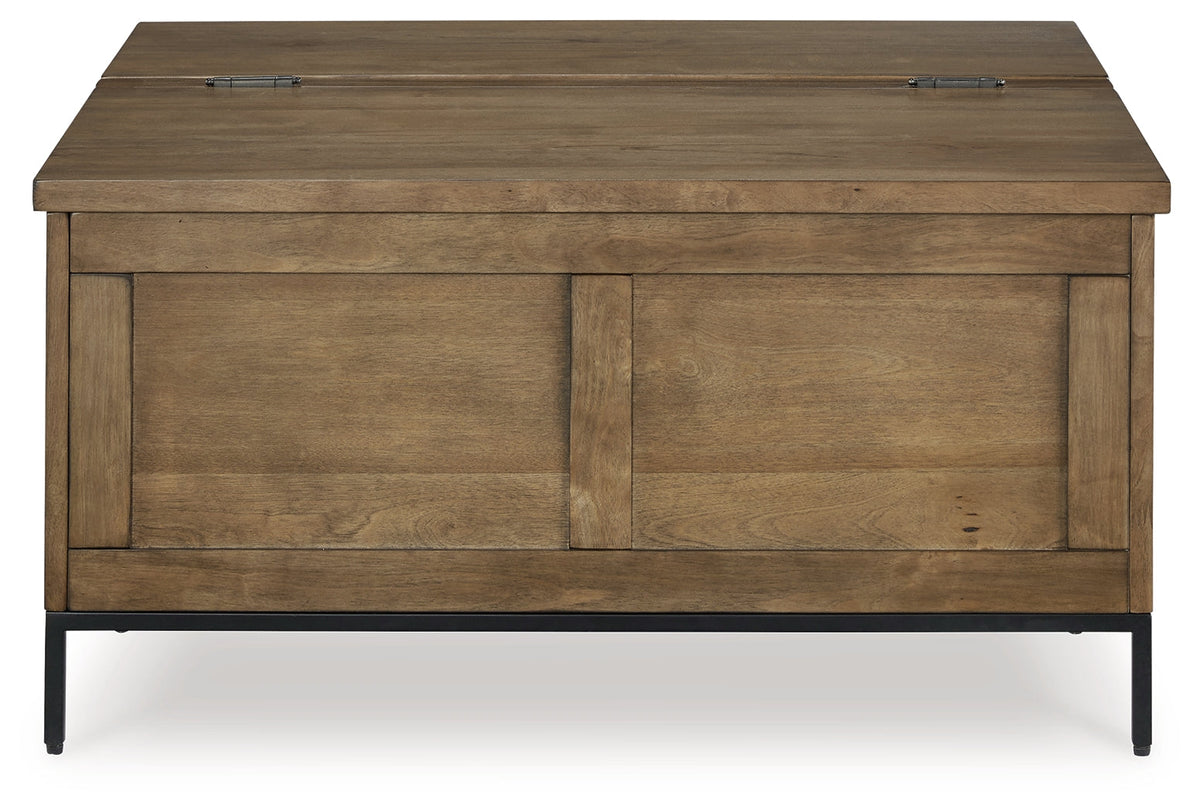 Torlanta Coffee Table with 2 End Tables in Brown by Ashley at Eve Furniture