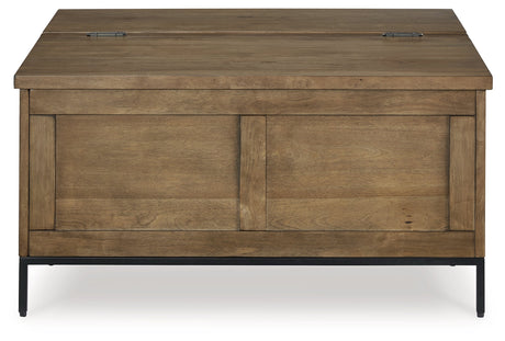 Torlanta Coffee Table with 2 End Tables in Brown by Ashley at Eve Furniture