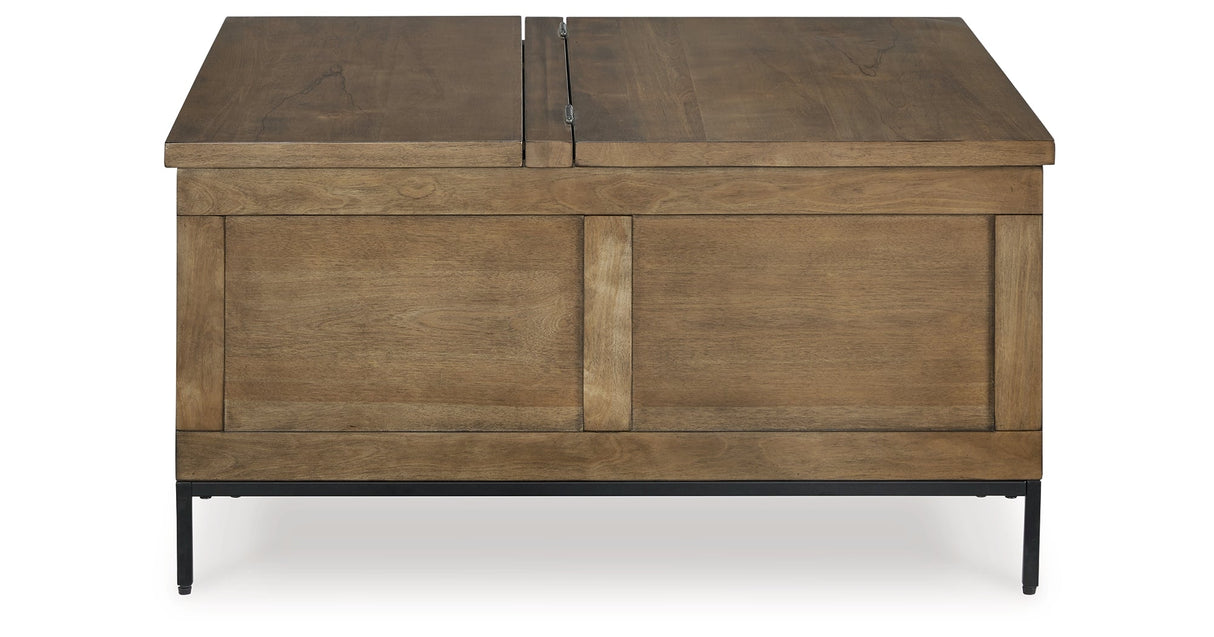 Torlanta Coffee Table with 2 End Tables in Brown by Ashley at Eve Furniture
