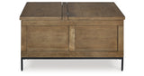Torlanta Coffee Table with 2 End Tables in Brown by Ashley at Eve Furniture