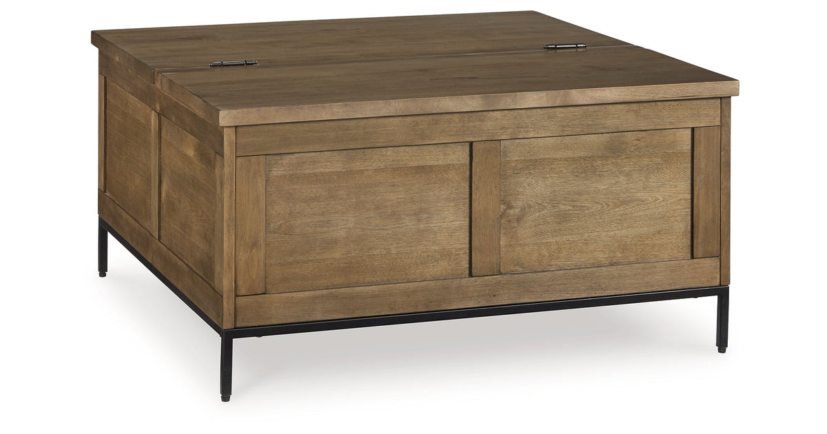 Torlanta Coffee Table with 2 End Tables in Brown by Ashley at Eve Furniture