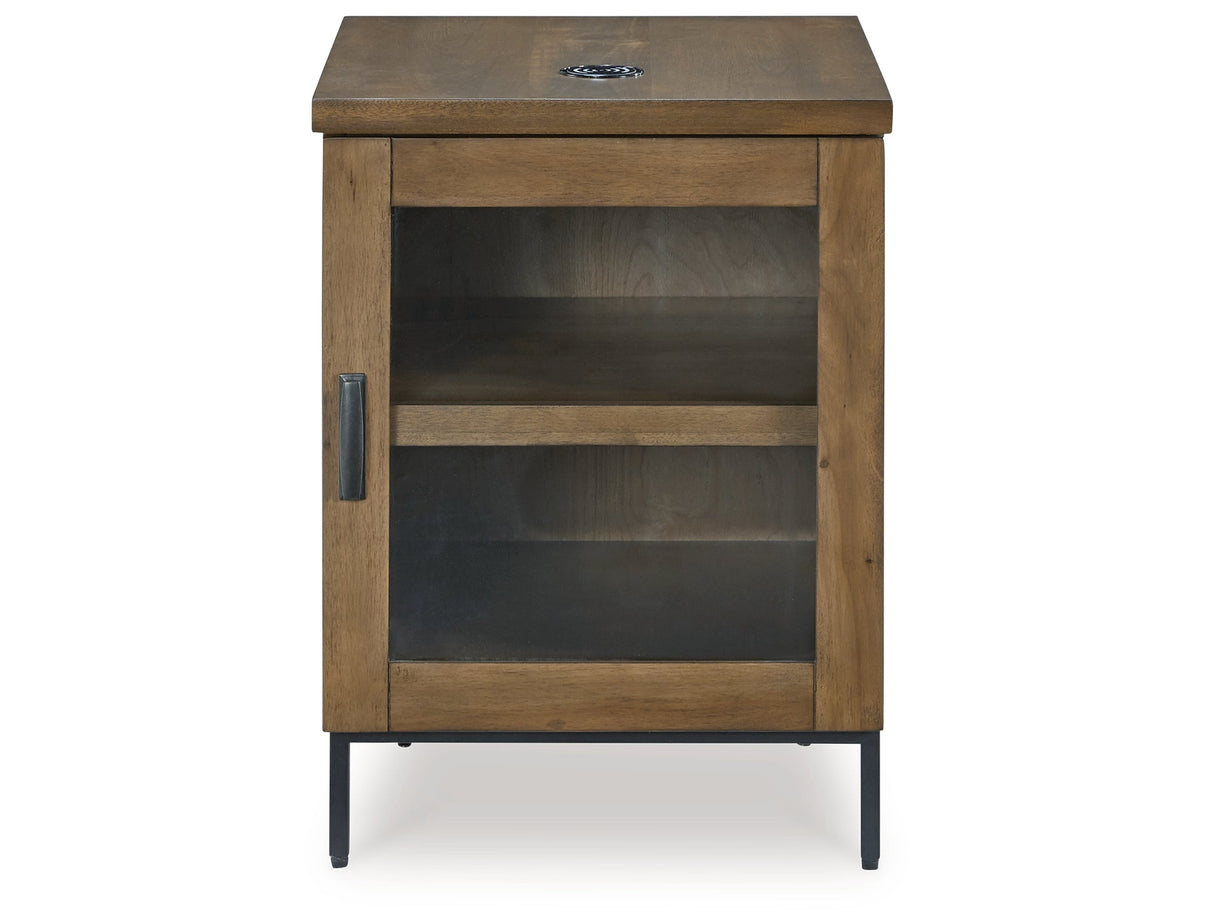 Torlanta Coffee Table with 2 End Tables in Brown by Ashley at Eve Furniture