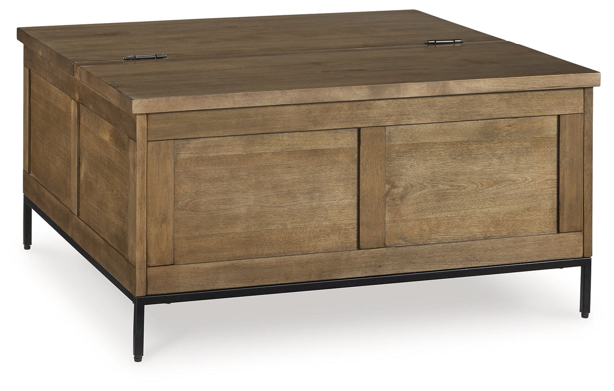 Torlanta Coffee Table with 2 End Tables in Brown by Ashley at Eve Furniture