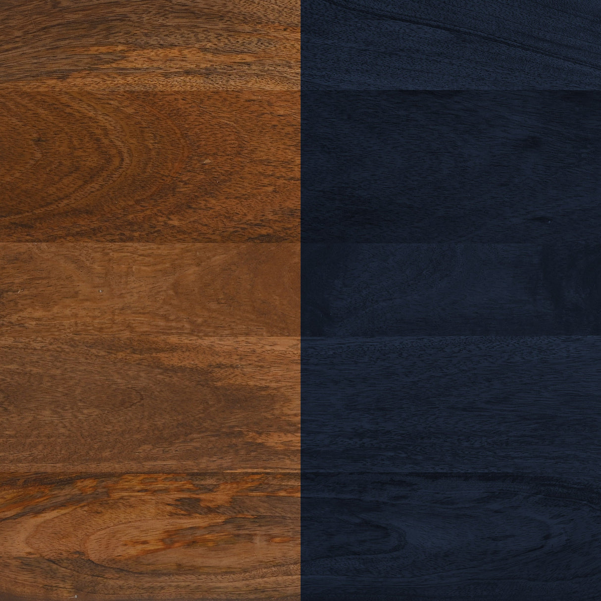 Tornos Walnut & Deep Blue Side Table by Zuomod at Eve Furniture