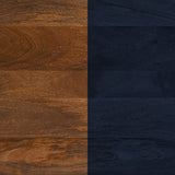 Tornos Walnut & Deep Blue Side Table by Zuomod at Eve Furniture