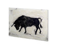 Toro I by Ethan Harper a Hand Embellished Textured Canvas by Mercana at Eve Furniture