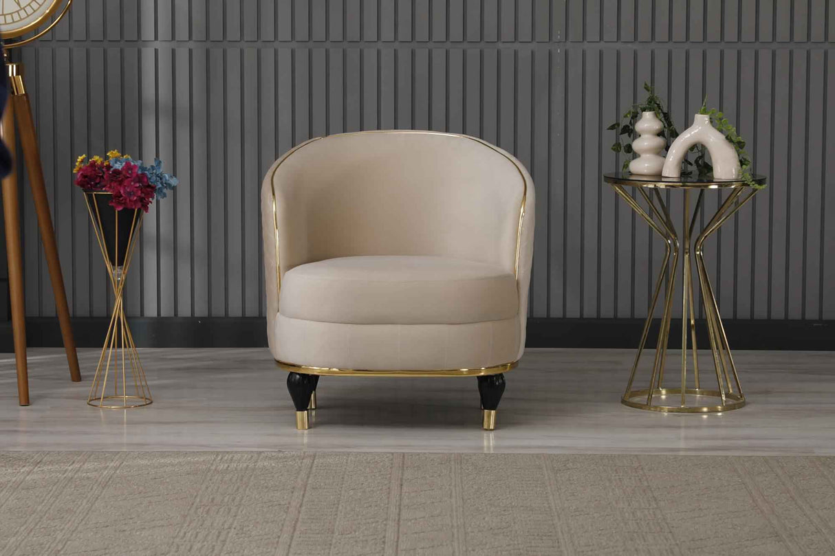 Toronto Chair Cream by Furnia at Eve Furniture