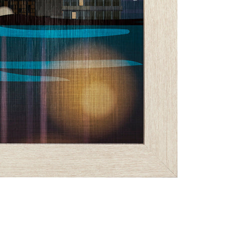 Toronto Go Canada (L) by Mercana Studio a Hand Embellished Decograph Framed Art Print by Mercana at Eve Furniture