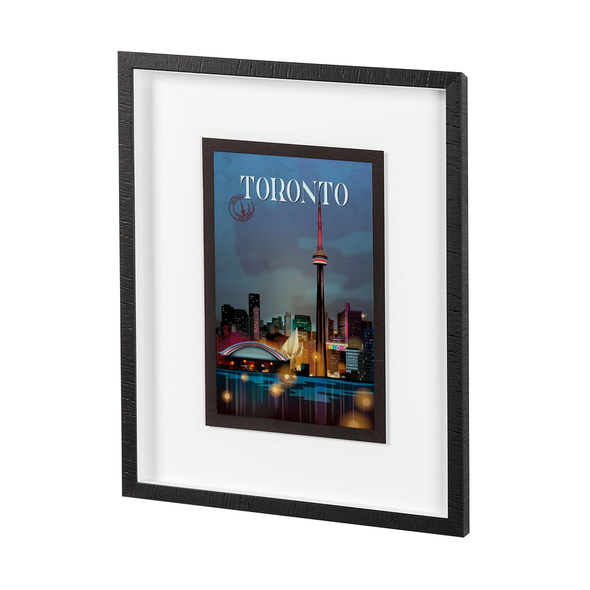 Toronto Go Canada (M) by Mercana Studio a Framed Art Print Matted under Glass by Mercana at Eve Furniture