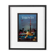Toronto Go Canada (M) by Mercana Studio a Framed Art Print Matted under Glass by Mercana at Eve Furniture