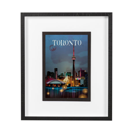 Toronto Go Canada (M) by Mercana Studio a Framed Art Print Matted under Glass by Mercana at Eve Furniture
