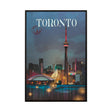 Toronto Go Canada (SM) by Mercana Studio a Hand Embellished Decograph Framed Art Print by Mercana at Eve Furniture
