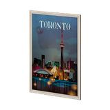 Toronto Go Canada (XL) by Mercana Studio a Hand Embellished Decograph Framed Art Print under Glass by Mercana at Eve Furniture