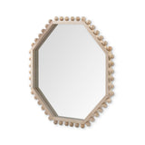 Torquay 33L x 33H Natural Wood Octagon Frame Mirror by Mercana at Eve Furniture