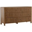 Torrance Dresser, Dark Brown by Dovetail at Eve Furniture