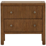 Torrance Nightstand, Dark Brown by Dovetail at Eve Furniture