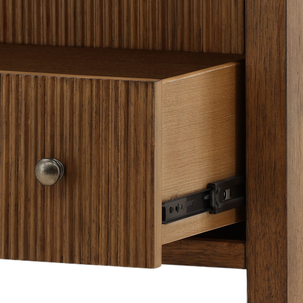 Torrance Nightstand, Dark Brown by Dovetail at Eve Furniture