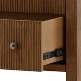 Torrance Nightstand, Dark Brown by Dovetail at Eve Furniture