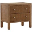 Torrance Nightstand, Dark Brown by Dovetail at Eve Furniture