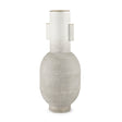 Torres Tall Textured Off White w/ Gold Metal Vase by Mercana at Eve Furniture