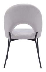 Torrey Gray Dining Chair (Set of 2) Multicolor Print & by Zuomod at Eve Furniture