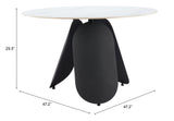 Toru Dining Table White by Zuomod at Eve Furniture