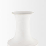 Toru Medium White w/ Grey Ombre Metal Vase by Mercana at Eve Furniture