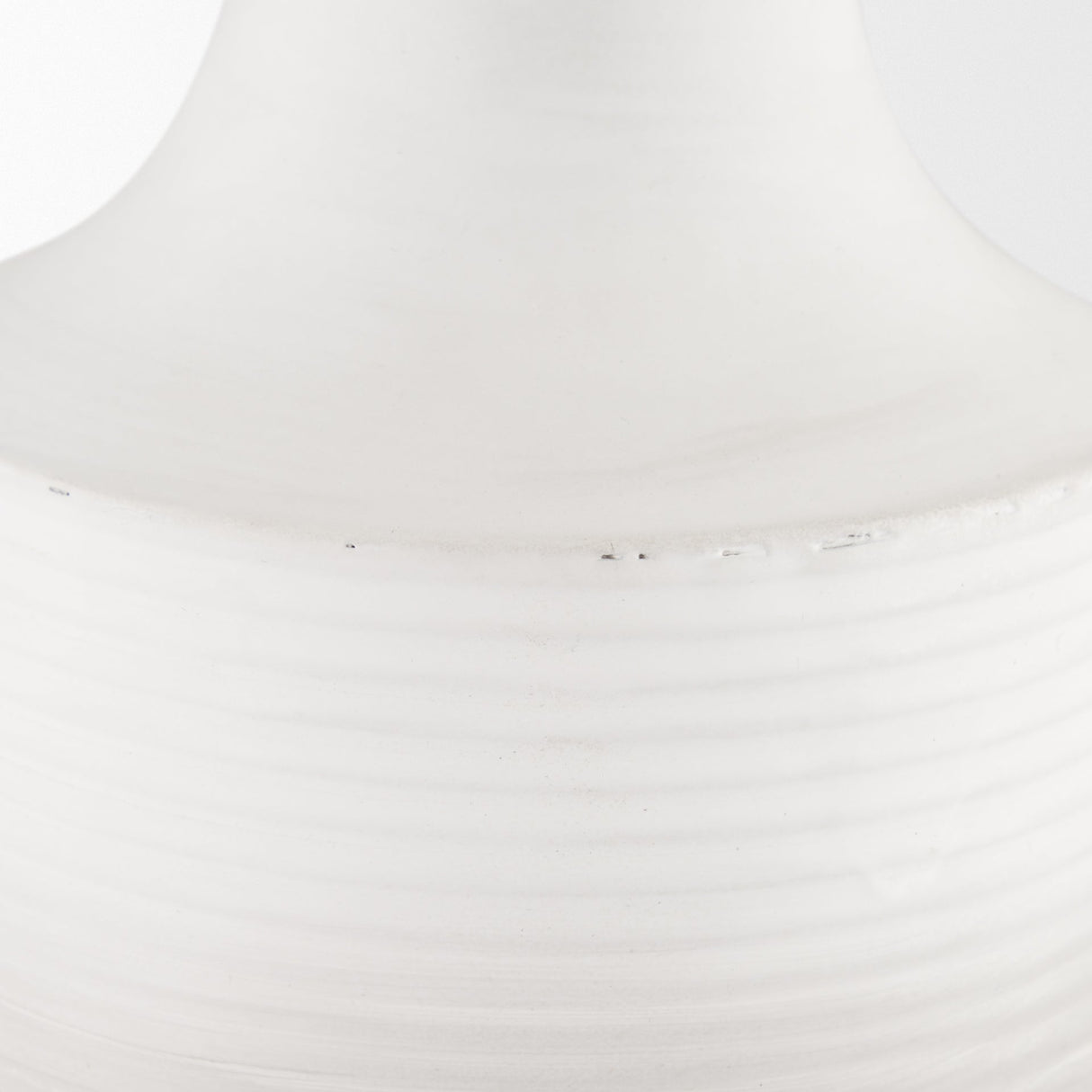 Toru Medium White w/ Grey Ombre Metal Vase by Mercana at Eve Furniture