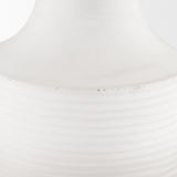 Toru Medium White w/ Grey Ombre Metal Vase by Mercana at Eve Furniture