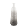 Toru Tall White w/ Grey Ombre Metal Vase by Mercana at Eve Furniture