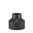 Tosca Medium Matte Black Metal Vase by Mercana at Eve Furniture