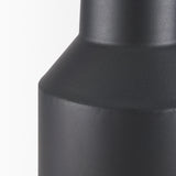 Tosca Tall Matte Black Metal Vase by Mercana at Eve Furniture
