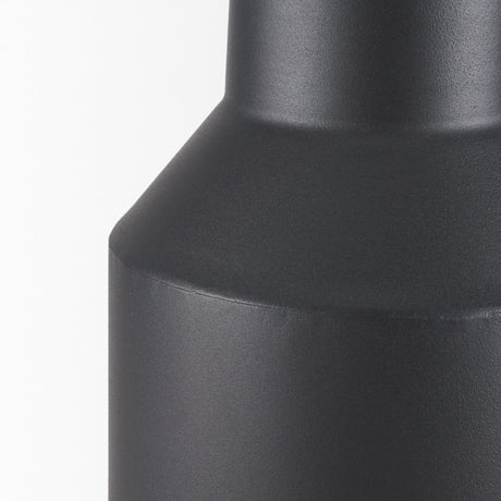 Tosca Tall Matte Black Metal Vase by Mercana at Eve Furniture