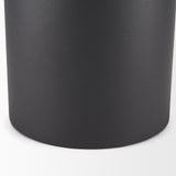 Tosca Tall Matte Black Metal Vase by Mercana at Eve Furniture