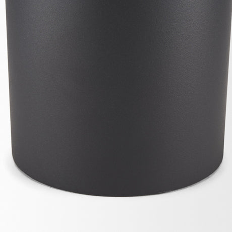 Tosca Tall Matte Black Metal Vase by Mercana at Eve Furniture
