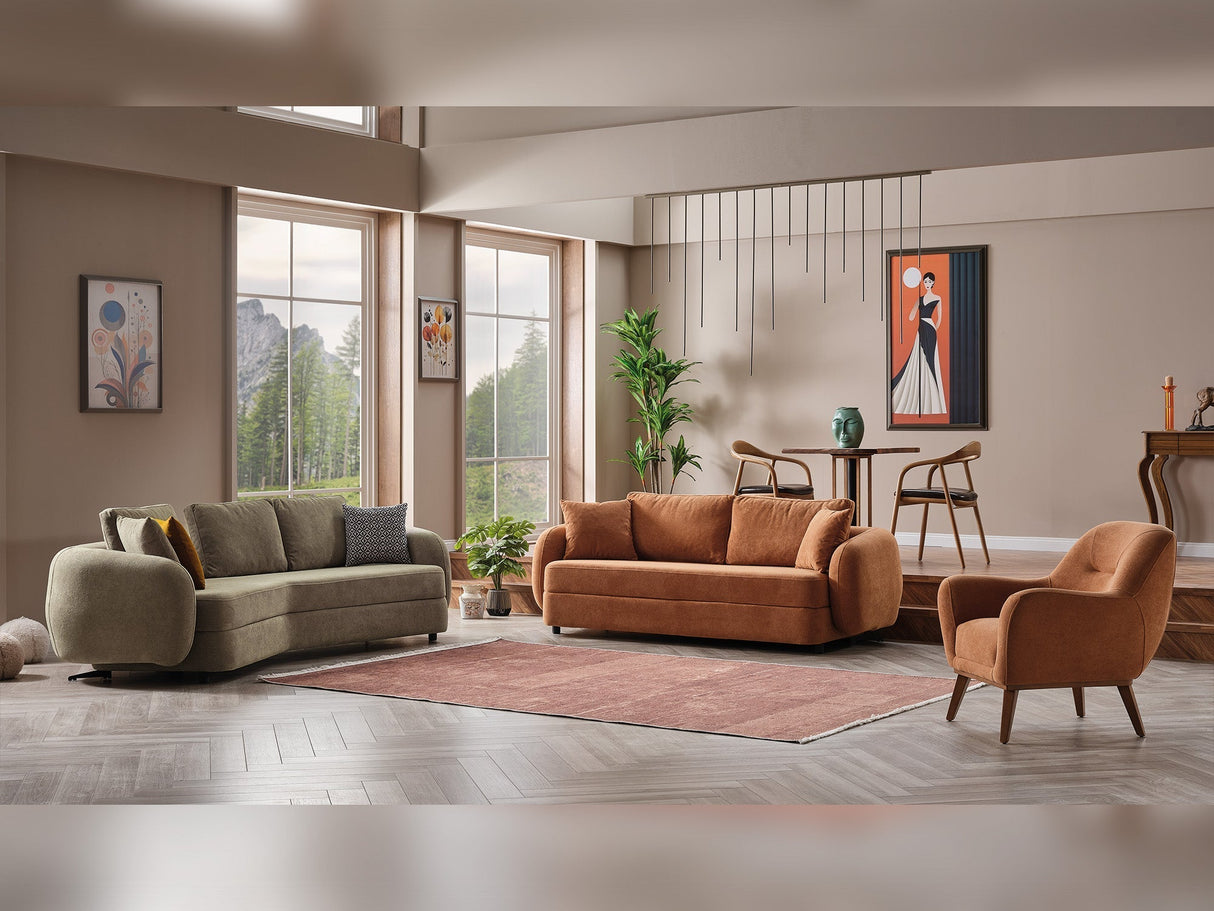 Toscana Chair Orange by Furnia at Eve Furniture
